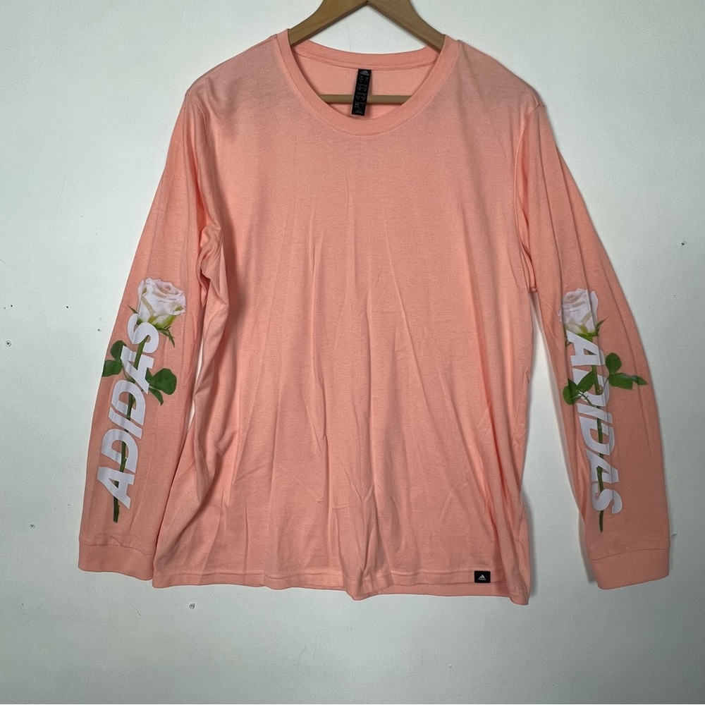Adidas Women’s Rose Long Sleeve Shirt Sz XL / Peach Color